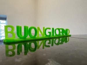 Buongiorno un cazzo 22x2x2 stampato in 3D by Design_Lab3d - Foto 1 di 2