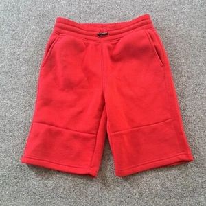 Sp Essentials Shorts Youth Boys Size Large 14/16 Red Fleece Pull On Pockets 26x9 - Picture 1 of 8