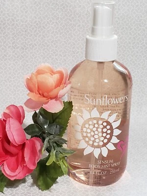Elizabeth Arden Sunflowers Sensual Body Mist Spray (8oz/240ml) NEW Discontinued - Image 1 of 2