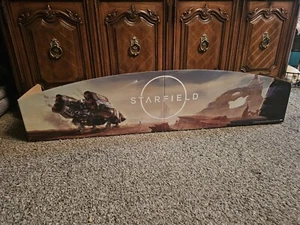 Starfield Game Stop Advertising Poster Shelf Display 11 Tall X 48 Wide X 11 Deep - Picture 1 of 3