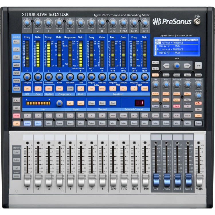 PreSonus StudioLive 16.0.2 USB Digital Mixing Recording Console - Image 1 of 1