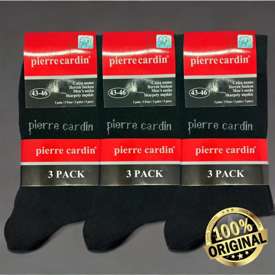 Pierre Cardin - Herren Socken Premium, Business Schwarz, Baumwolle - Komfort - Bild 1 von 3