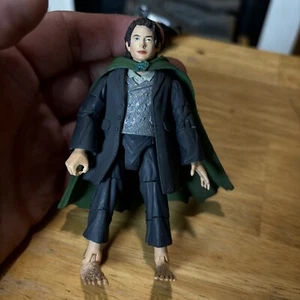 El Señor de los Anillos Dos Torres Super Posable Frodo Figura Toy Biz 2004 - Imagen 1 de 9