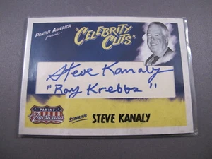 2011 Panini Americana Celebrity Cuts Steve Kanaly Signed AUTO 34/40 Ray Krebbs - Picture 1 of 2