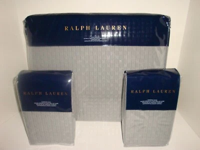 Ralph Lauren Elyssa Matelasse King Cobertor Euro Shams Set Gris Peltre Pálido $645 Foto 1 de 4