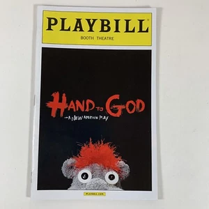 Playbill: Hand to God - Broadway Booth Theatre, September 2015 - Picture 1 of 5