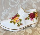 Vintage Decorative Shoe, Sheer Elegance Country Roses English Bone China