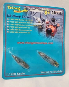 Tri-ang minic 1/1200 diecast Metal Us Navy ships S 860 USN Minesweeper Set New  - Picture 1 of 8