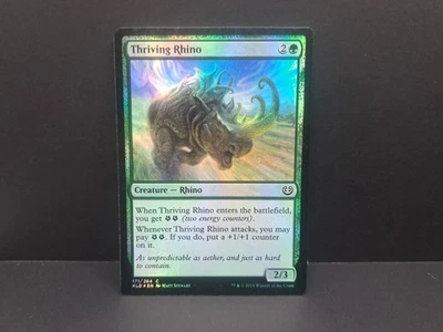 Thriving Rhino Kaladesh Foil MTG - Image 1 of 4