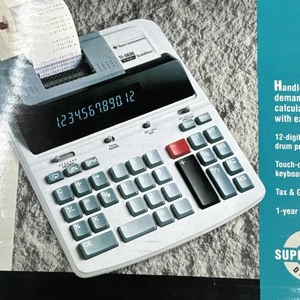 TEXAS INSTRUMENTS TI-5630 SUPERVIEW 12-DIGITS CALCULATOR Original Retail Box - Photo 1 sur 5