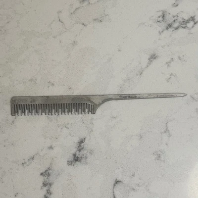 Винтажная алюминиевая крысиная хвостатая расческа Goody сделано в США 8 дюймов - Изображение 1 из 4