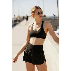 Pantalones cortos Free People para mujer pequeños negros movimiento Fp The Way Home - Imagen 1 de 7