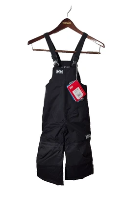 Helly Hansen Bib Kids 4 Black Rider 2 Waterproof Insulated Primaloft NEW