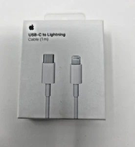 Apple USB-C to Lightning Cable (1 m) 3.3ft MM0A3ZM/A A2561 OEM NEW Sealed - Picture 1 of 6