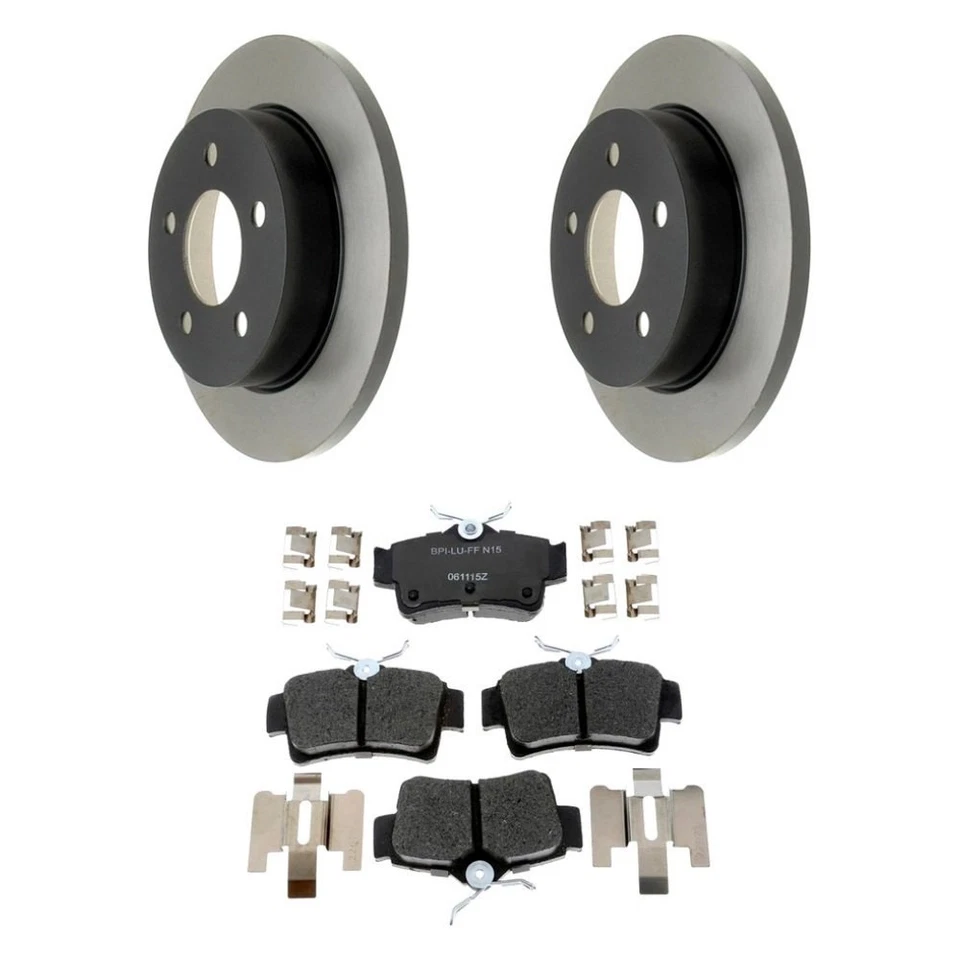 For Ford Mustang 94-04 Raybestos R-Line Plain Rear Brake Kit w Ceramic Pads Foto 1 de 4