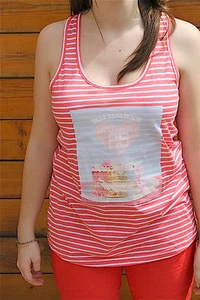 Coral Tank Top KANABEACH Flan Size 38 NEW TAG Spring Summer VALUE 49€ - Picture 1 of 2