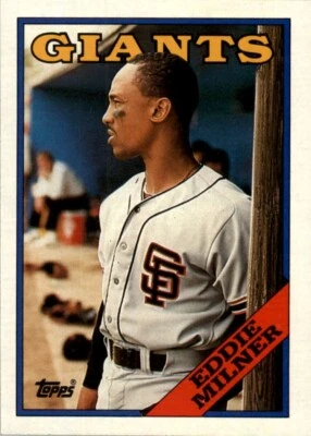 1988 Topps MLB Eddie Milner #677 - Image 1 of 2