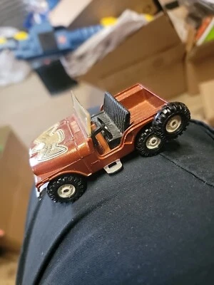 1:36 CORGI Jeep CJ-5 GOLDEN EAGLE Braun Metallic Renegade Kaiser Willy's 1977 - Image 1 of 4