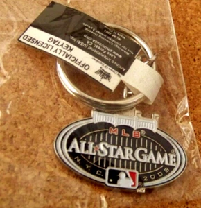 2008 All-Star Game New York Yankees key ring " MLB " logo variety metal - Picture 1 of 6
