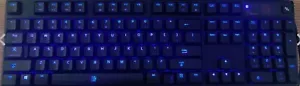 Thermaltake Poseidon Illuminated Blue LED Mechanical Gaming USB PC Keyboard ¿ - Picture 1 of 1