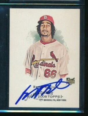 2008 Allen & Ginter #6 BRIAN BARTON signed auto autograph tough swsw6 - Image 1 of 2