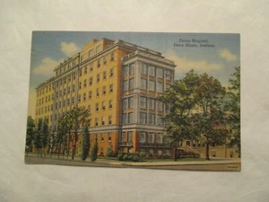 Indiana Postcard Union Hospital Terre Haute IN - Picture 1 of 2