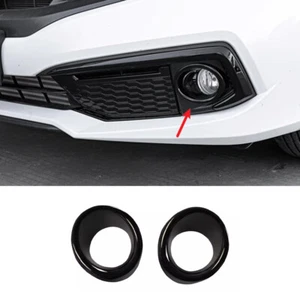 Tira de luz antiniebla exterior para Honda Civic 10th 2019-2021 negro brillante - Imagen 1 de 7