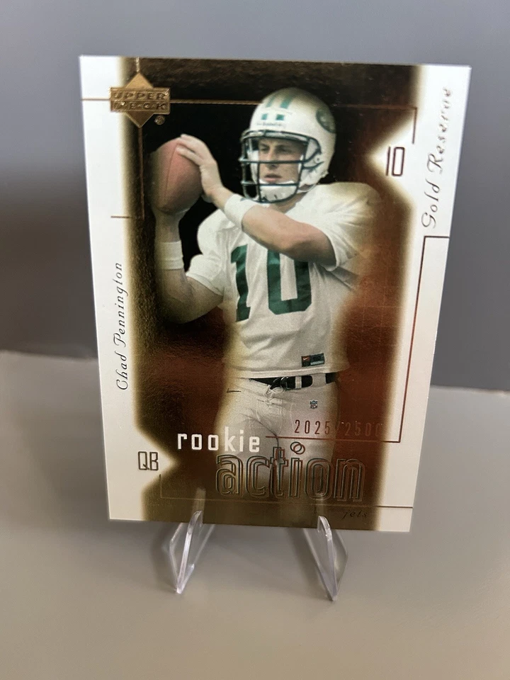 2000 Upper Deck Gold Reserve - #180 Chad Pennington /2500 (RC) - Image 1 of 2
