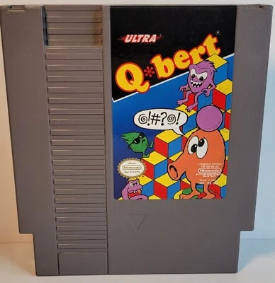Qbert Nintendo Entertainment System Q*Bert NES TESTED WORKS Cartridge Only - Image 1 of 4