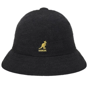 Bermudas informales Kangol unisex sombrero cubo 0397BC negro dorado talla L - Imagen 1 de 2