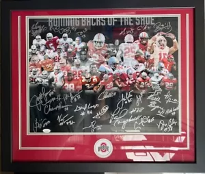 Ohio State Running Backs signiert gerahmt 16x20 mit JSA COA - Bild 1 von 1