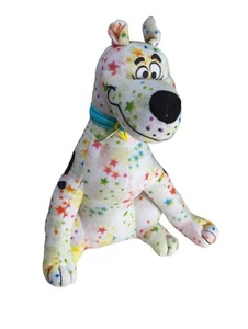 Scooby Doo Plush Toy Factory 8 inch Multicolor Stars White Rainbow Splatter - Picture 1 of 9