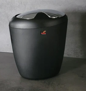 Spirella Etna Black/ Schwarz Matt Abfalleimer/ Mülleimer 7 Liter - Picture 1 of 3