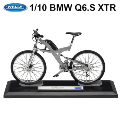 WELLY 1:10 BMW Q6.S XTR Gray Diecast Bicycle Model Mountain Bike Collection Gift - Bild 1 von 2