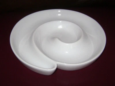 Plato de aperitivo de porcelana blanca CRATE & BARREL 6,5" RARO Foto 1 de 4