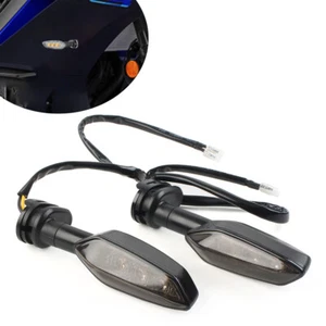 LED Turn Signal Light For YAMAHA FZ 16 250 FZS 150 FZ1 FZ8 Tenere 700 XSR Smoke - Bild 1 von 9