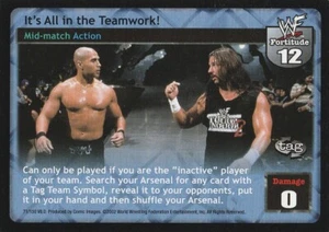 WWE: It's All in the Teamwork! [Played] card type Mid-match Action Raw Deal Wres - Picture 1 of 1