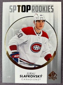 2022-23 SP Auténticos Top Rookies #TR-27 Juraj Slafkovsky Montreal Canadiens - Imagen 1 de 1