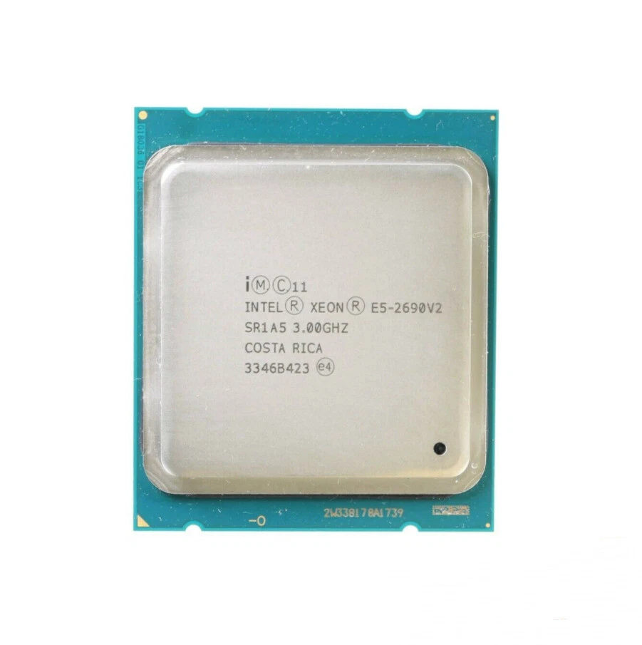 INTEL XEON E5-2690 V2 CPU PROCESSOR 10 CORE 3.00GHZ 25MB L3 CACHE 130W SR1A5 - Image 1 of 1