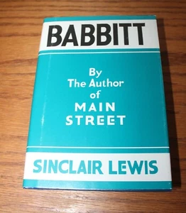 First Edition Library Babbitt by Sinclar Lewis, immaculate facsimile HB DJ - Picture 1 of 6
