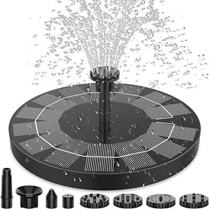 Solar Springbrunnen für außen 2,5W mit Gestänge Solarpumpe Teichpumpe für Garten - Bild 1 von 6