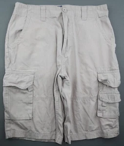 Men's Nat by Nat Nast Cargo Shorts Beige 100% Cotton Size 30 - Picture 1 of 6