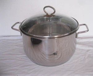 Großer WMF Top Transtherm Höhe 14,5 cm, mit Glasdeckel 6 Liter, für Induktion - Bild 1 von 3