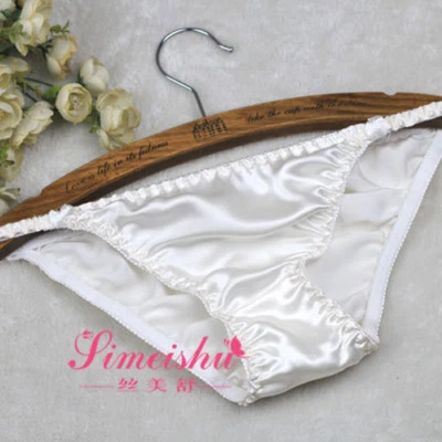 New Bikinis Underwear For Girls Years 10-12 Solid Silk Panties 100% Silk Briefs - Image 1 of 4