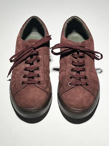 To Boot New York Adam Derrick sneaker casual da uomo taglia 10M in camoscio bordeaux nuove - Foto 1 di 15