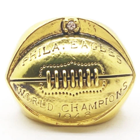 Philadelphia Eagles 1948 NFL Championship Replica Ring USA Seller (Gold plating) Cover