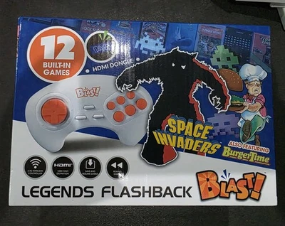 Legends Flashback Blast! Space Invaders & 12 More! Wireless HDMI Dongle - New - Image 1 of 2
