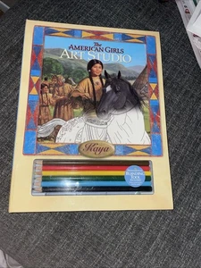 American Girl Kaya Art Studio Art Set Coloring Pages Book Watercolor Pencils - Bild 1 von 10