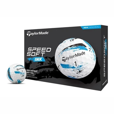 NUEVAS pelotas de golf TaylorMade 2024 SpeedSoft Ink - azules/docena (12) - NUEVAS Foto 1 de 2