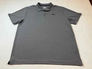 Camisa polo Under Armour 3XL HeatGear para hombre calce holgado gris (bin LL175) - Imagen 1 de 8